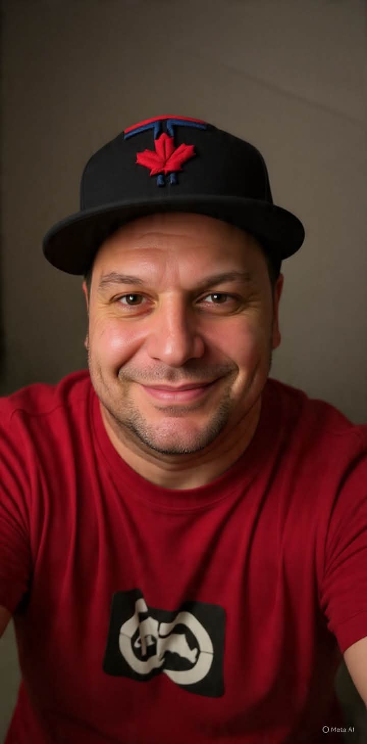 Dan West, DoseRoutine tester, wearing a red shirt and cap