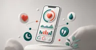 Best Apps for Health: 12 Tools Worth Keeping in 2026 Health app dashboard on a phone surrounded by heart rate, hydration and sleep icons
