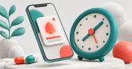 Medication Reminder App: How to Choose One That Actually Works Phone displaying a reminder clock with capsules arranged beside it