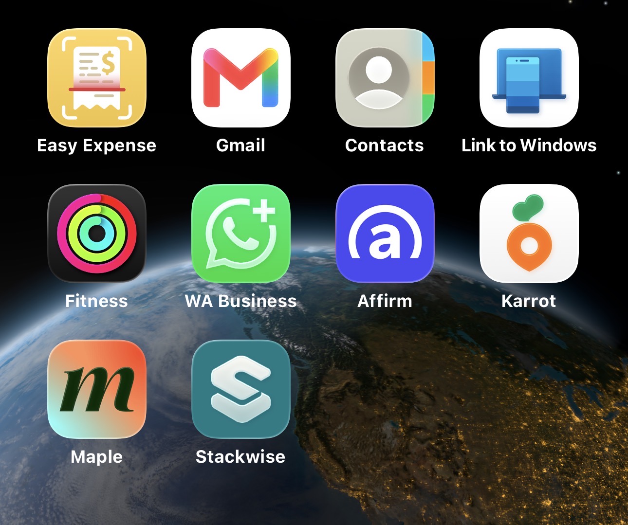 Home screen showing the installed DoseRoutine app icon