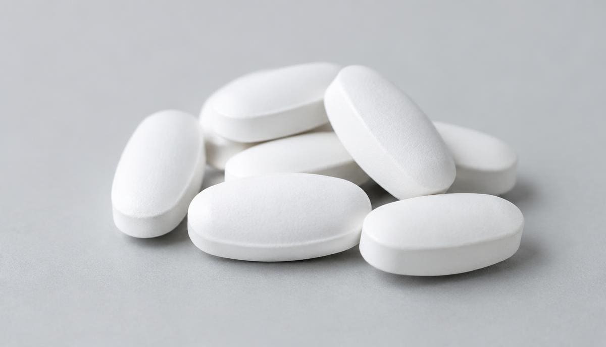 DoseRoutine Acetaminophen Acetaminophen tablets photographed on a matte clinical surface