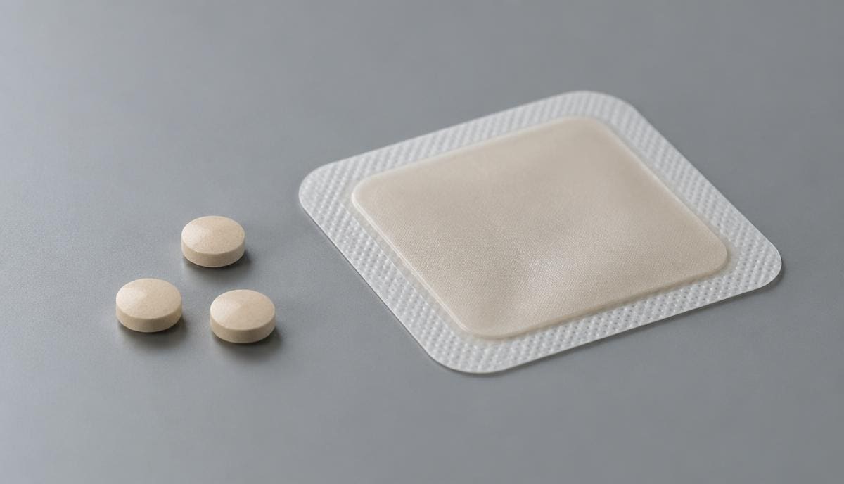 DoseRoutine Clonidine Clonidine tablets photographed on a matte clinical surface