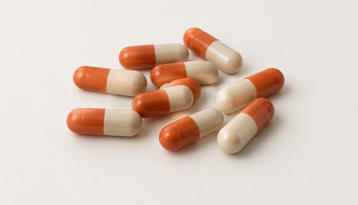 DoseRoutine Minocycline Minocycline capsules photographed on a matte clinical surface